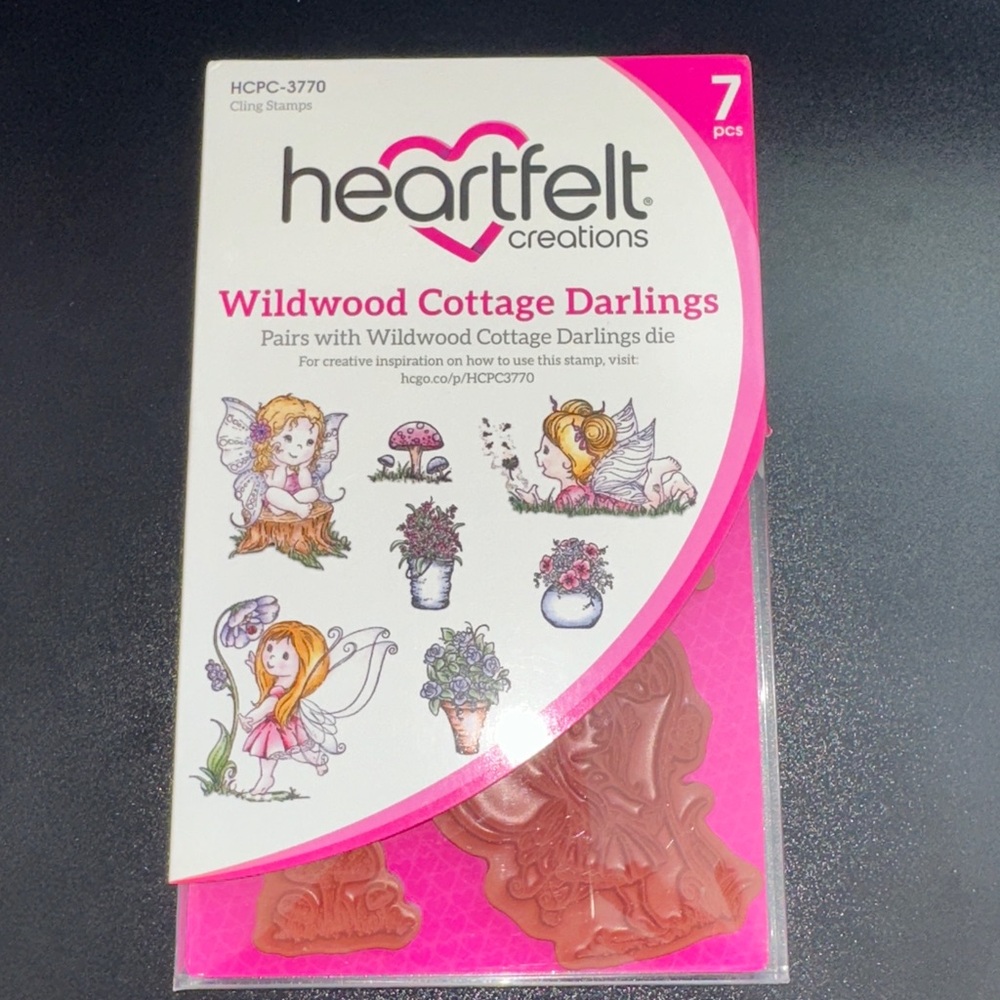 Heartfelt Creations Wildwood Cottage  Darlings Die & Cling Stamps Scene HCPC3770